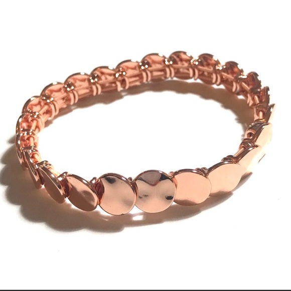 J. Crew rose gold circle bracelet - Picture 2 of 4